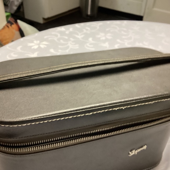 Vintage 50s 60s SKYWAY Luggage Train Cosmetic Case Mid Century Pinup Glam Travel - Picture 7 of 15